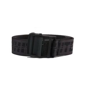 OFF-WHITE black industrial belt